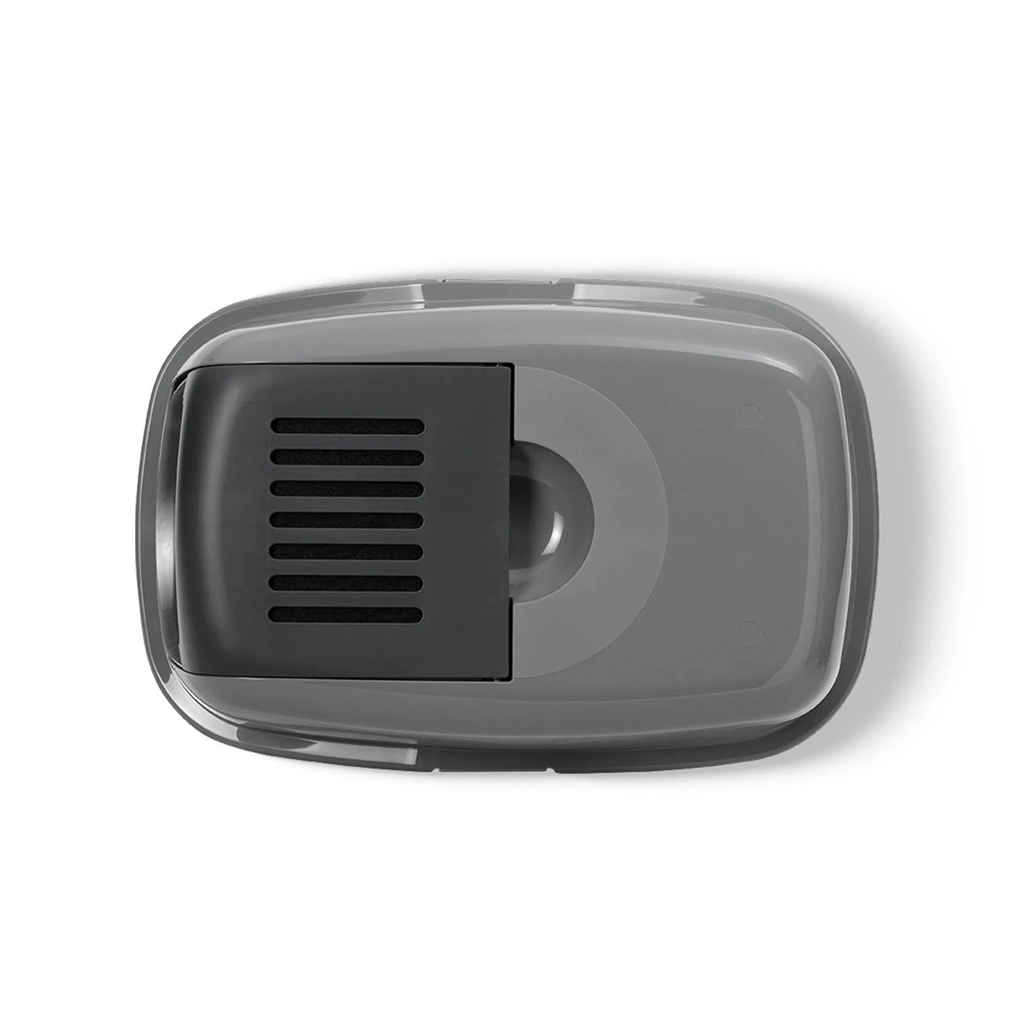 PeeWee EcoHus bac à litière avec couvercle gris – Set de Base + 3 kg granulés de bois